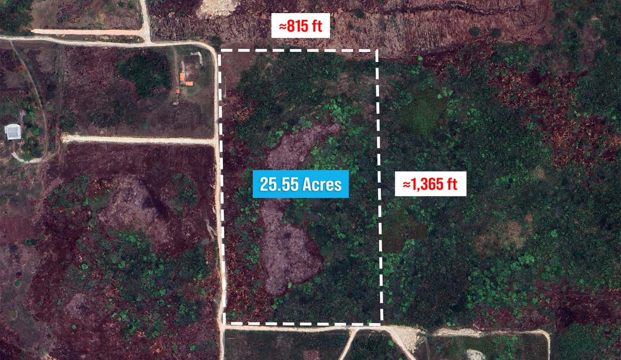 25 acres Belmopan behind University Heights2